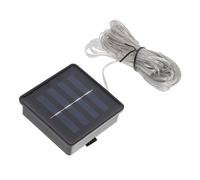 Mikikit Guirlande Lumineuse Solaire pour Parasol Jardin Extérieur LED Blanc Étanche Ambiance Romantique Installation Facile pour Terrasse et Camping