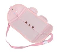 Mikikit Hamac Voiture Arrière Antidérapant Support Confortable Réglable Accessoire Voyage Suv pour Longues Distances Hamac Garçon Fille et Adulte Tapis de Repos Rose Lapin