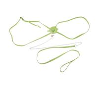 Mikikit Harnais et Laisse pour Tortues et lézards avec Sangle Poitrine Ajustable, poignée Ergonomique en Daim, idéal pour Promenade en extérieur et sécurité renforcée