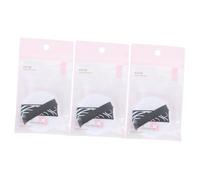 Mikikit Houppettes à Poudre Épaisses 3 Pièces, Coussins Cosmétiques Doux et Moelleux, Application Maquillage Compact pour Femmes et Filles, Accessoire Maquillage Visage Quotidien