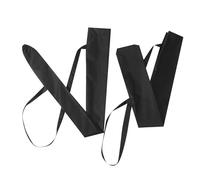 Mikikit Housse de Protection Imperméable pour Fermeture Éclair, Lot de 2 Pièces pour Rangement et Protection Parasol de Jardin Extérieur la Pluie