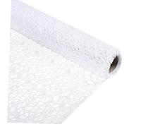Mikikit Jacquard Gauze Roll Blanc DIY pour Décoration Maternelle Rideau Suspendu Cadeau Accessoire Fleurs Filet Artisanat Polyvalent à Couper