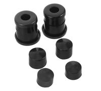 Mikikit Jeu de Coussinets Amortisseurs en Caoutchouc Noir pour Skateboard Kit de Bagues et Coupelles de Pivot pour Trucks Entretien et Remplacement pour Longboard Patins et Trucks de