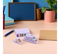 Mikikit Jeu de Mahjong à 2 Joueurs 64 Tuiles en Motifs Drapeaux Internationaux Compact et Portable Jeu de Société Familial Éducatif pour Mémoire Géographique et Stratégie Format