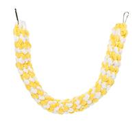 Mikikit Jouet d'escalade en Corde Coton pour Hamster Et Lézard, Corde Suspendue Résistante, Taille Petite, Accessoire pour Cage, Adapté Aux Petits Animaux De Compagnie