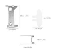 Mikikit Kit 2 Pièces Accessoires de Rechange pour Tondeuse à Cheveux Jrl2020C Ressort de Tension et Bloc Guide Compatible Tondeuse Pièces Légères et Précises pour Réparation et