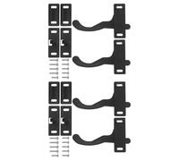 Mikikit Kit 4 Pièces de Poignées de Verrouillage pour Porte Moustiquaire de Camping-Car Loquets Robustes Résistants aux Intempéries Remplacement Facile pour Porte de Caravane