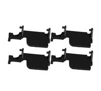 Mikikit Kit 4pcs de Pièces Détachées pour Four à Micro-ondes Levier de Commande en Plastique Noir, Compatible, Facile à Installer pour Réparation D'appareils Domestiques