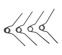 Mikikit Kit de 4 Petits Ressorts de Torsion Métalliques 20x18 Mm pour Démonte-pneus, Ensemble de Ressorts Miniatures Universels pour Outils de Réparation Automobile, Usage Atelier