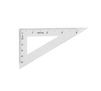 Mikikit Kit de 4 Règles en Plastique Transparent 15 Cm pour École, Outils de Dessin Géométrique Pratiques et Légers pour Architectes et Designers