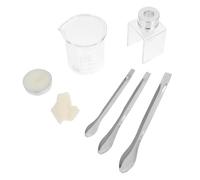 Mikikit Kit de Fabrication de Rouge à Lèvres DIY Accessoires de Mesure et Outil de Réparation, Moule en Silicone Inclus, Destiné la Réalisation de Rouges à Lèvres Personnalisés Chez Soi
