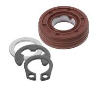 Mikikit Kit de Joints pour Machine Rondelle en Acier Inoxydable et Clip E en Acier Ressort, Accessoires Compatibles pour Cuve et Arbre, Cuisine Professionnelle