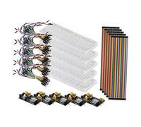 Mikikit Kit De Platine Expérimentation Module Alimentation Câbles De Connexion Broches