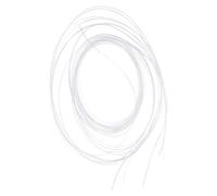 Mikikit Kit de Réparation pour Lunettes 3 Packs de Cordons en Plastique Blanc Facile à Ranger Accessoires pour Lunettes Demi-monture et Complètes