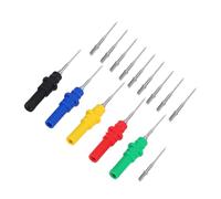 Mikikit Kit de Sondes pour Multimètre avec Aiguilles Étendues et Protection Circuit Pointes Épaisses pour Tests Non Invasifs Électronique et Réparation Embouts de Rechange