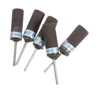 Mikikit Kit de Tambours de Ponçage 5pcs Tige de 2,35mm, Papier de Verre Abrasif 240 à 1000, pour Ponçage et Polissage du Bois et Plastique