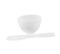 Mikikit Kit Mélange Masque Facial DIY Bol Silicone et Spatule pour Soins Visage Réutilisable Ensemble Complet pour Femme Maison Salon