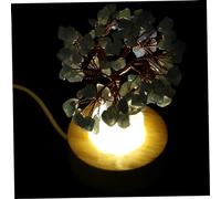 Mikikit Lampe de Nuit Cristal Arbre de Veilleuse Ambiance pour Décoration de Chambre Design Unique avec Lumière Douce et comme Accessoire de Chevet