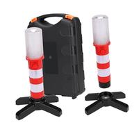 Mikikit Lampe de Travail LED Urgence Magnétique avec Stroboscope de Sécurité Support Détachable Feux de Routière pour Camping et Avertissement Véhicule