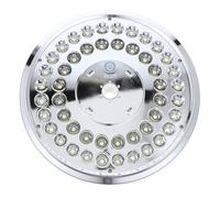 Mikikit Lampe Solaire pour Mât de Drapeau Extérieur LED LEDs Étanche Éclairage Écologique pour Camping Jardin et Terrasse Installation Facile sans Fil