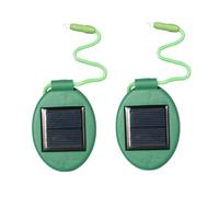 Mikikit Lampes Solaires de Fleur d'Extérieur pour Pots de Jardin, Éclairage Décoratif LED Ip Étanche 6 X 3 CM Batterie Intégrée et Longue Durée d'Éclairage