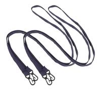 Mikikit Lanière Anti-Perte pour Moufles en Nylon 2 Pièces Noire