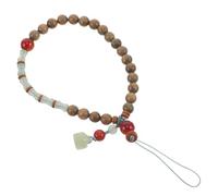 Mikikit Lanière pour Téléphone Portable Macramé Dragonne Bracelet avec Breloques Cordon Chaînette pour Accessoires Téléphone