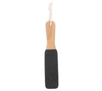 Mikikit Lime et Double Face Pieds Exfoliante Manche en Bois de Hêtre, Nettoyable, pour Hommes Utilisation à Domicile