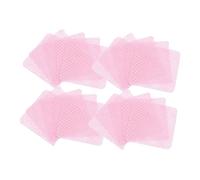 Mikikit Lingettes Dissolvantes pour Ongles en Coton Rose, Pack de 2 Boîtes de 200 Pièces, Dissolvant Professionnel pour Vernis à Ongles, Usage Salon et Maison