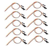 Mikikit Lot de 10 Câbles De Conversion 1 À 4 Fils Électriques, Adaptateur Femelle 4 Broches vers Câble Grove, Connecteurs pour Petits Appareils, Adaptateurs Micro-Fils pour Divers