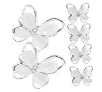 Mikikit Lot De 10 Cristaux Pour Ongles Nœud Creux 3d Décoration Nail Art Charmes Légers Solide Pour Manucure Élégante Au Quotidien Et Fêtes