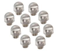 Mikikit Lot de 10 Silencieux Métalliques pour Ciseaux de Coiffure et Toilettage Animaux, Accessoires Anti-bruit Compatibles Ciseaux Barbier, Outils Compacts Légers pour Coupe Silencieuse