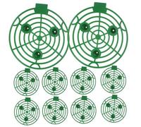 Mikikit Lot de 10 Supports De Fraises Vert, Plastique Solide pour Jardinière, Protection Anti-gangrène des Fruits, Support De Plantation pour Culture en Jardin Humide