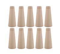 Mikikit Lot de 10 Tubes à Fil en Carton Fente 5°57' Outils pour Enrouler la Laine Bobines Vides pour Artisans Créatifs Polyvalents Usage Textile