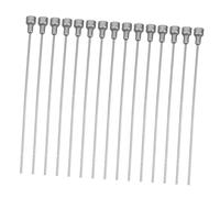 Mikikit Lot de 15 Tiges Transparentes en Plastique pour Décoration de Fleurs Tiges d'Extension Multi-Usages pour Mariage et Bricolage Supports de Fleurs Artificielles Robustes