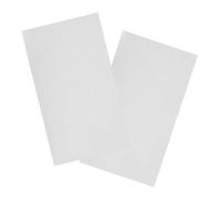 Mikikit Lot De 2 Bannières À Peindre -Même Drapeaux Décoratifs Drapeaux De Jardin Décorations De Fête En Polyester Blanc