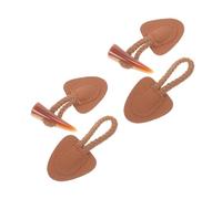 Mikikit Lot de 2 Boutons à Bascule en Résine Imitation Corne Boutonnière à Coudre pour Manteau et Veste Accessoires de Couture pour Retouches de Vêtements d'Extérieur Couleur Café