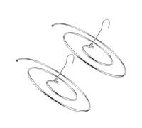 Mikikit Lot De 2 Cintres Spirale Pour Couvertures Et Draps, Acier Inoxydable 10 Mm, Diamètre 40 Cm, Porte-couette Coupe-vent, Séchage Extérieur Et Gain De Place