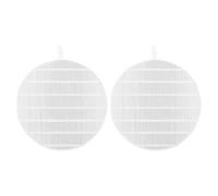 Mikikit Lot de 2 Filtres de Rechange pour Aspirateur à Ongles Filtre Pratique pour Collecteur de Poussière D’Ongles Compatible Manucure Capture Fine Poussière Facile à Remplacer