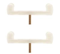 Mikikit Lot de 2 Pieds de Support d'Épaule Antidérapants pour Violon en Caoutchouc Pièces Détachées Universelles 1/4-1/8 Accessoire Confortable pour Jeu Prolongé