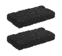 Mikikit Lot de 2 Pierres Volcaniques Diffuseur D’huiles Essentielles Réutilisables Noires 10 X 5 X 1,5 Cm Diffuseur D’aromathérapie Portable pour Maison Bureau Parfum D’Ambiance Naturelle