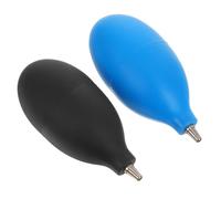 Mikikit Lot de 2 Souffleurs d'air pour Appareil Photo et Clavier, Outils de Nettoyage Compacts en Caoutchouc, Souffleur de Poussière Portable Bleu et Noir, Usage Professionnel