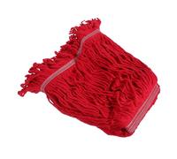 Mikikit Lot de 2 Têtes de Balai en Coton 100% Pur Fil, Réutilisables et Détachables, Recharge Serpillière Haute Absorption pour Sols Parquet et Carrelage, Nettoyage la Cuisine et Salle