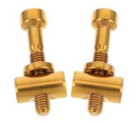 Mikikit Lot de 2 Vis de Fixation pour Tige de Selle de Vélo M5X30 en Alliage de Titane Vis de Serrage Anti-Desserrage pour Vtt Légères et Résistantes Adaptées au Cyclisme Tout-Terrain