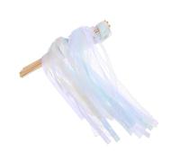 Mikikit Lot De 20 Bâtons De Ruban De Fête Décorations Rubans Banderoles Baguettes De Danse Banderoles De Fête Avec Cloches