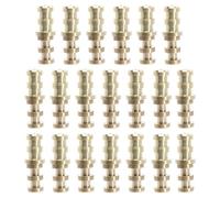 Mikikit Lot de 20 de Goupilles D'alignement en Cuivre Robustes pour Rallonge de Table Connecteurs Pratiques et Solide pour Meubles