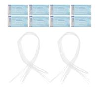 Mikikit Lot de 20 set de Fils Tenseurs Protéinés Blancs pour Visage Sérum Anti-Rides au Collagène Coréen Essence Hydratante Raffermissante Lifting et Tonification du Front et Contour