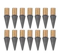 Mikikit Lot de 25 Recharges de Pointe de Crayon sans Encre Forever, Mine Éternelle en Graphite Compatible Porte-mines, Écriture Effaçable pour Bureau et Dessin Détaillé, Accessoires