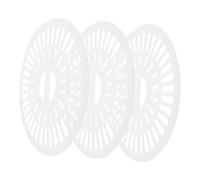 Mikikit Lot De 3 Accessoires Pour Machine À Laver Et Tablettes De Nettoyage Accessoires Pour Machine À Laver Automatique Remplacement Pour Accessoires De Machine À Laver Abs Blanc