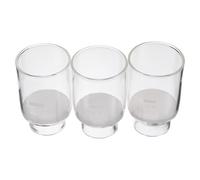 Mikikit Lot de 3 Creusets en Verre Borosilicaté 40 Ml, Filtre à Creuset Transparent Haute Température, pour Filtration D’échantillons en Laboratoire Scientifique et Analyse